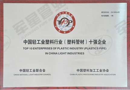 塑料管材行业十强