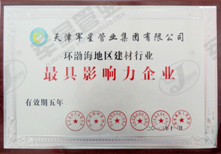 环渤海地区建材行业最具影响力企业
